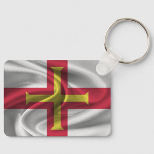 Schlüsselanhänger Flagge Guernsey
