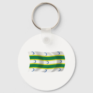 Schlüsselanhänger Flagge Turkmenistans