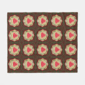 Schlüsselanhänger Fleecedecke (Vorderseite (Horizontal))