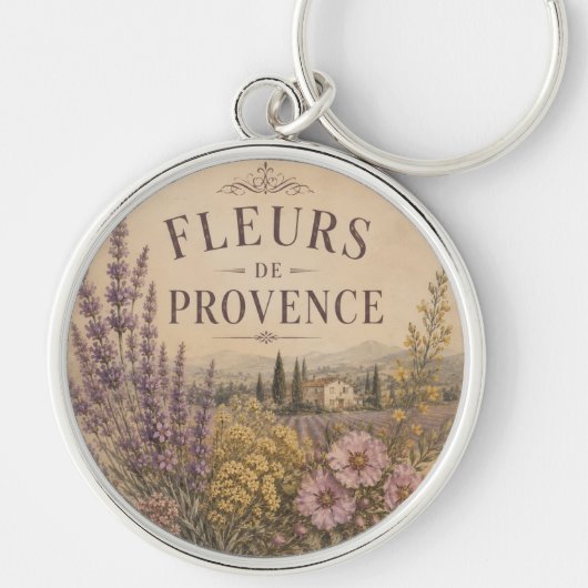 Schlüsselanhänger Fleurs de Provence (Vorne)
