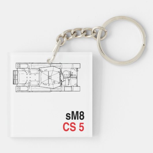 Schlüsselanhänger Fob ASL-Kreuzfahrer-I (Rückseite)