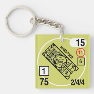 Schlüsselanhänger Fob ASL M4A3 (75) W