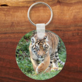 Schlüsselanhänger Foto tiger , Tiere 0190. (Vorderseite)