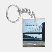 Schlüsselanhänger Frieden über Kriege (Vorderseite links)