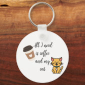 Schlüsselanhänger "Funny Coffee" (Vorderseite)