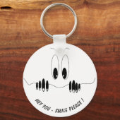 Schlüsselanhänger "Funny Eyes" - Benutzerdefiniert (Vorderseite)