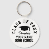 Schlüsselanhänger für Absolventen personalisierter (Vorderseite)