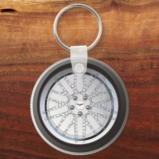 Schlüsselanhänger für benutzerdefinierte Korvette (Vorderseite)