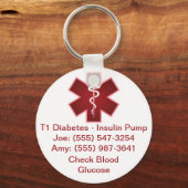 Schlüsselanhänger für benutzerdefinierte medizinis (Vorderseite)