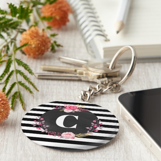 Schlüsselanhänger für benutzerdefinierte schwarz-w (Seite)