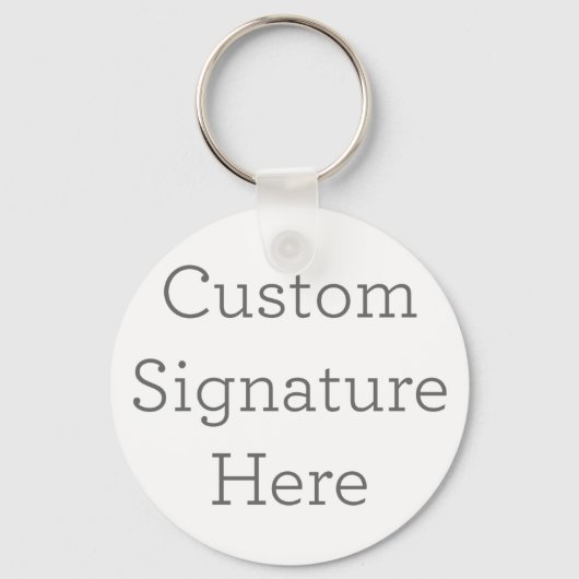 Kreisförmiger Schlüsselanhänger aus Metall, 5,08cm (Vorderseite)