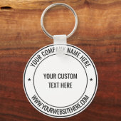 Schlüsselanhänger für benutzerdefiniertes Text- un (Vorderseite)