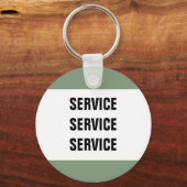 Schlüsselanhänger für berufliche Wäscherei (Rückseite)