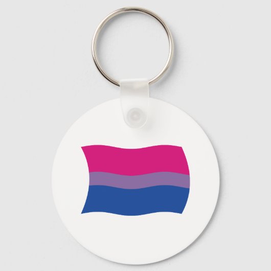 Schlüsselanhänger für Bisexual-Stolperflagge (Vorderseite)