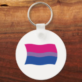 Schlüsselanhänger für Bisexual-Stolperflagge (Vorderseite)