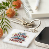 Schlüsselanhänger für Buchanrufe (Vorderseite rechts)