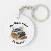 Schlüsselanhänger für das Erlebnis von Geländewage (Rückseite)