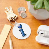 Schlüsselanhänger für das Informationssymbol