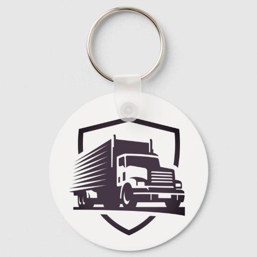 Schlüsselanhänger für das Logo des Truckers (Vorderseite)