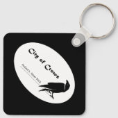 Schlüsselanhänger für das Logos von Crows (Rückseite)