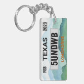 Schlüsselanhänger für das Nummernschild "Longhorns (Vorderseite links)