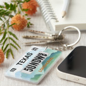 Schlüsselanhänger für das Nummernschild "Longhorns (Vorderseite rechts)