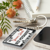 Schlüsselanhänger für das psychiatrische Führersch (Vorderseite rechts)