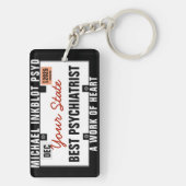 Schlüsselanhänger für das psychiatrische Führersch (Rückseite)