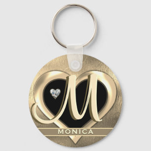 Schlüsselanhänger für den Anfangsnamen Monogram