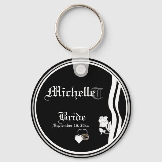 Schlüsselanhänger für den Brides-Keepake (Vorderseite)