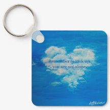 Schlüsselanhänger für den Cloud-Metal-Circle, 2"