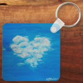 Schlüsselanhänger für den Cloud-Metal-Circle, 2" (Rückseite)