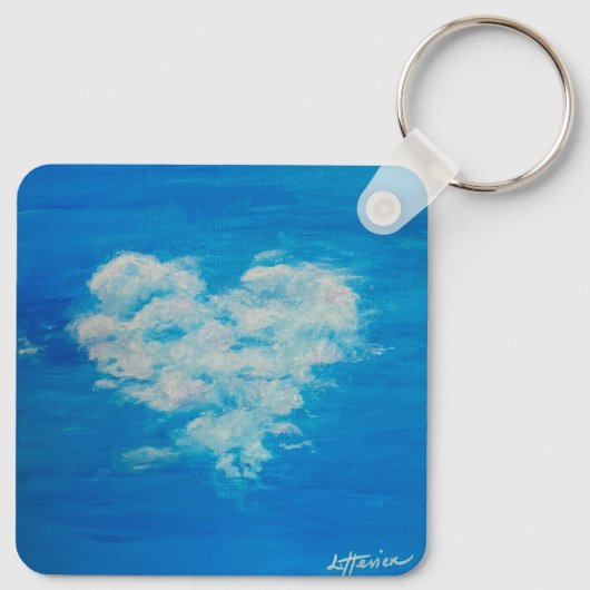 Schlüsselanhänger für den Cloud-Metal-Circle, 2" (Rückseite)