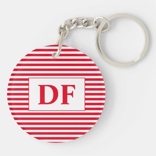 Schlüsselanhänger für den ersten Rot/Weiß Streifen (Rückseite)
