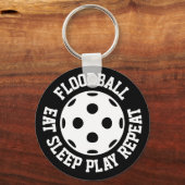 Schlüsselanhänger für den Floorball. Wiederholen S (Vorderseite)