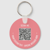 Schlüsselanhänger für den QR-Code Scan Info Benutz (Vorderseite)