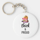Schlüsselanhänger für dick & proud (Vorne)