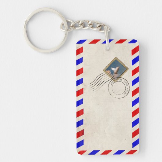 Schlüsselanhänger für die Briefmarke von Schweinen (Vorderseite)