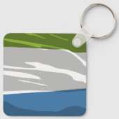 Schlüsselanhänger für die Flagge Sierra Leones (Rückseite)