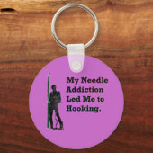 Schlüsselanhänger für die Nadelabnahme (Vorderseite)