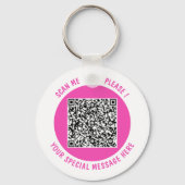 Schlüsselanhänger für die QR-Codeprüfung - Benutze (Vorderseite)