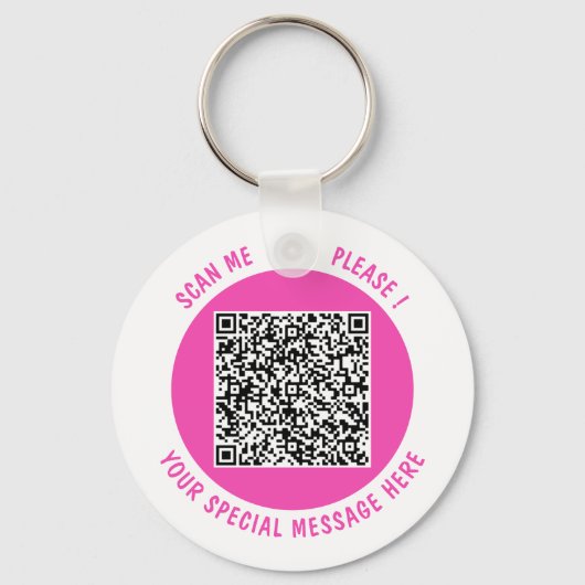 Schlüsselanhänger für die QR-Codeprüfung - Benutze (Vorderseite)