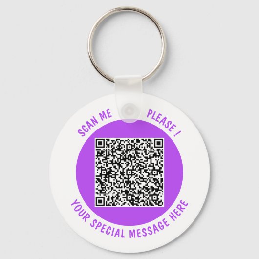 Schlüsselanhänger für die QR-Codeprüfung - Benutze (Rückseite)