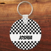 Schlüsselanhänger für die Schwarzweißflagge des Sc (Vorderseite)