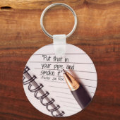 Schlüsselanhänger für die Zollabfertigung (Vorderseite)