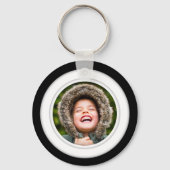 Schlüsselanhänger für doppelseitige Fotoplatten (Vorderseite)