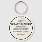 Schlüsselanhänger für ehrenamtlich danken Ihnen da (Vorderseite)