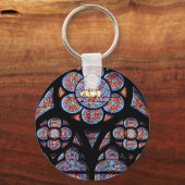 Schlüsselanhänger für festgehaltenes Glasfenster (Vorderseite)