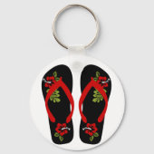 Schlüsselanhänger für florale Flip Flops (Vorderseite)