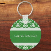 Schlüsselanhänger für funkelnde Kleeblätter (Vorderseite)